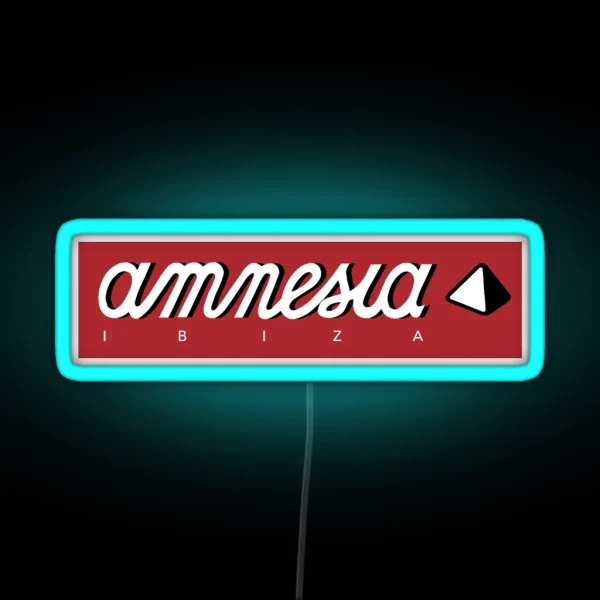 Amnesia Ibiza RGB Neon Sign