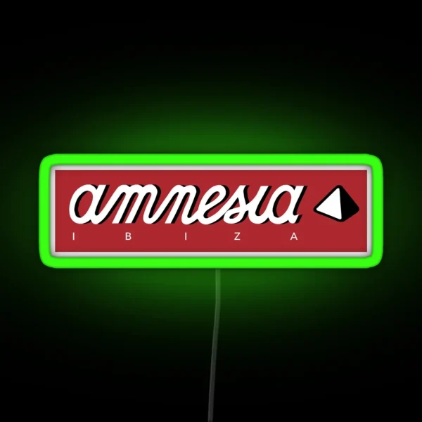 Amnesia Ibiza RGB Neon Sign