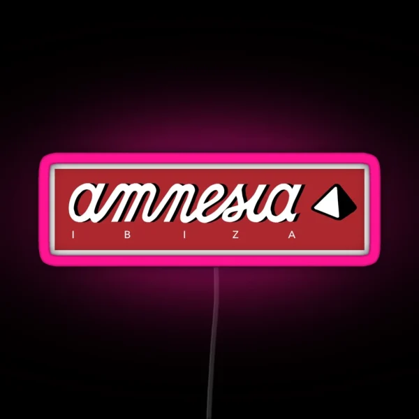 Amnesia Ibiza RGB Neon Sign