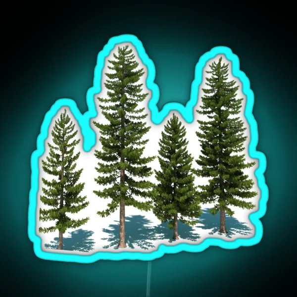 Among The Trees RGB Neon Sign