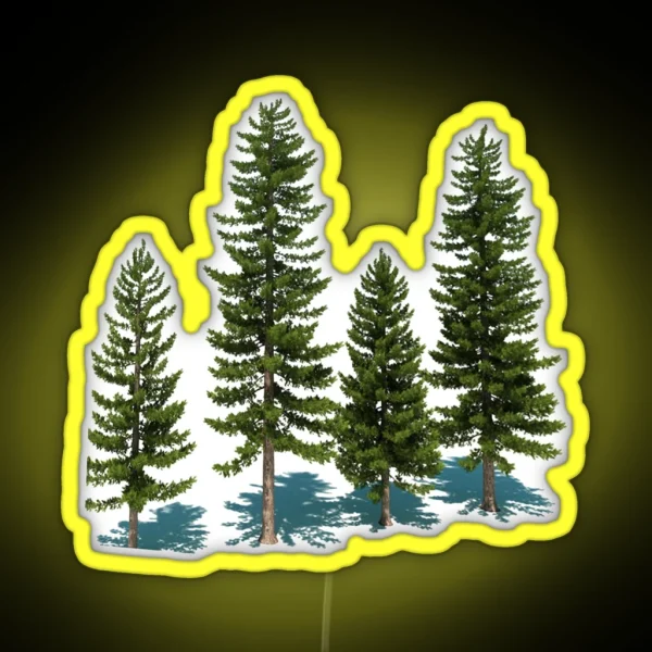 Among The Trees RGB Neon Sign