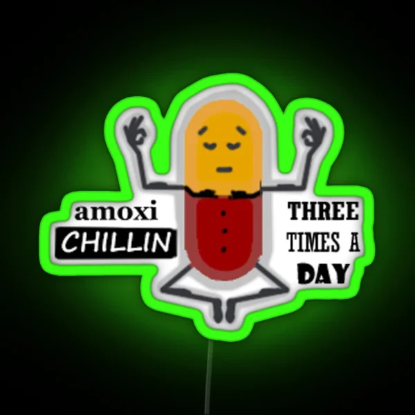 Amoxichillin RGB Neon Sign