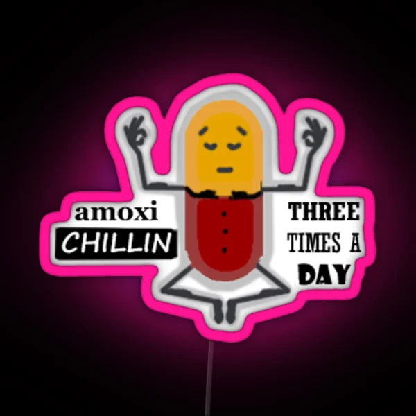 Amoxichillin RGB Neon Sign