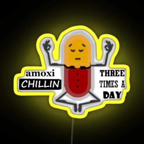 Amoxichillin RGB Neon Sign