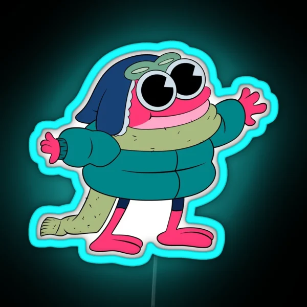 Amphibia Sprig In A Coat RGB Neon Sign