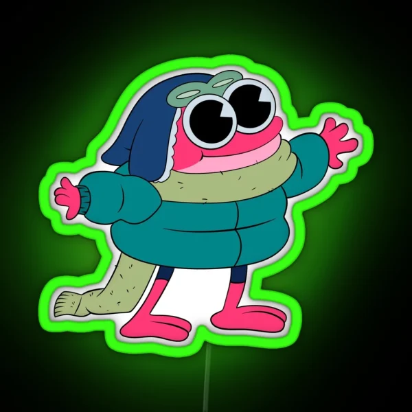 Amphibia Sprig In A Coat RGB Neon Sign