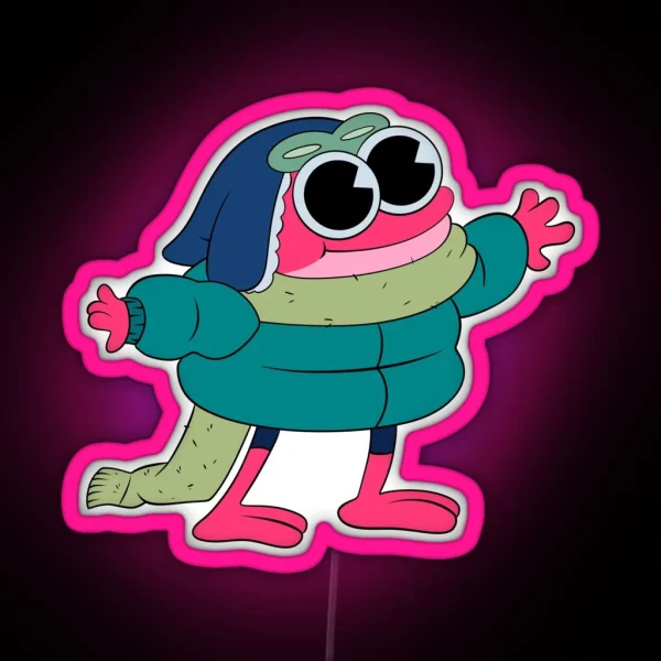 Amphibia Sprig In A Coat RGB Neon Sign