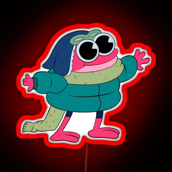 Amphibia Sprig In A Coat RGB Neon Sign