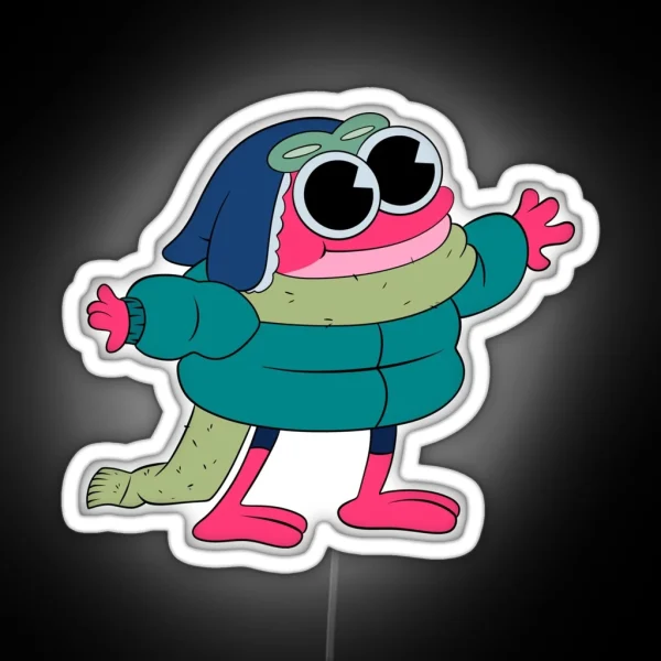 Amphibia Sprig In A Coat RGB Neon Sign