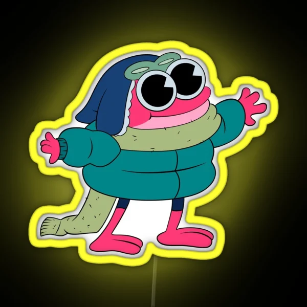Amphibia Sprig In A Coat RGB Neon Sign