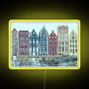 RGB LED Canvas Art Digital Sign in Classic Amsterdam Style