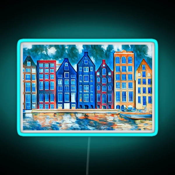 Amsterdam Night Part 2 RGB Neon Sign