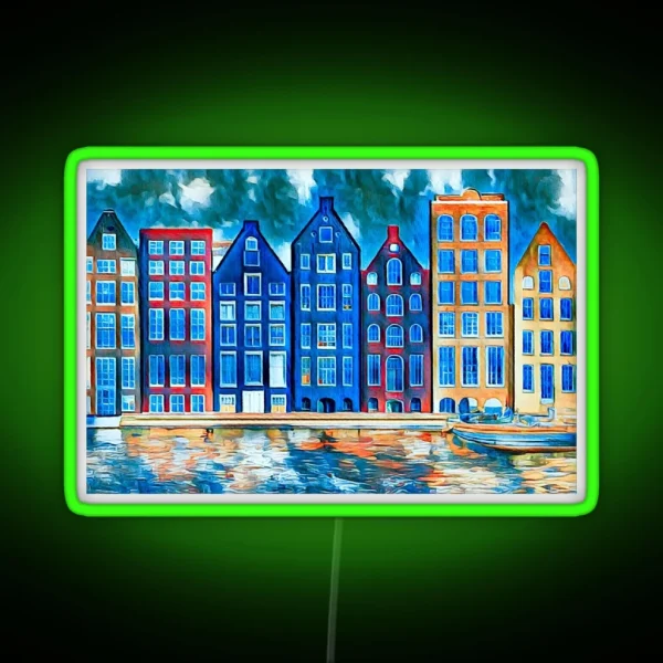 Amsterdam Night Part 2 RGB Neon Sign