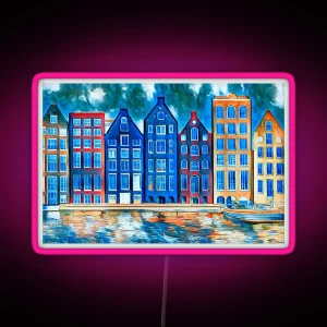 Amsterdam Night Part 2 RGB Neon Sign