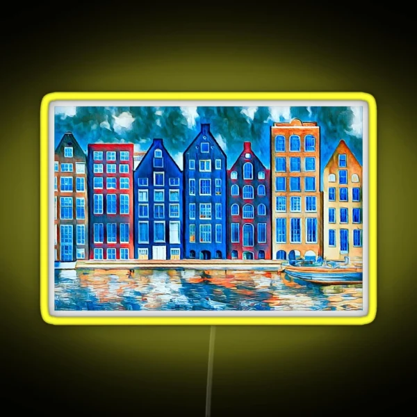 Amsterdam Night Part 2 RGB Neon Sign