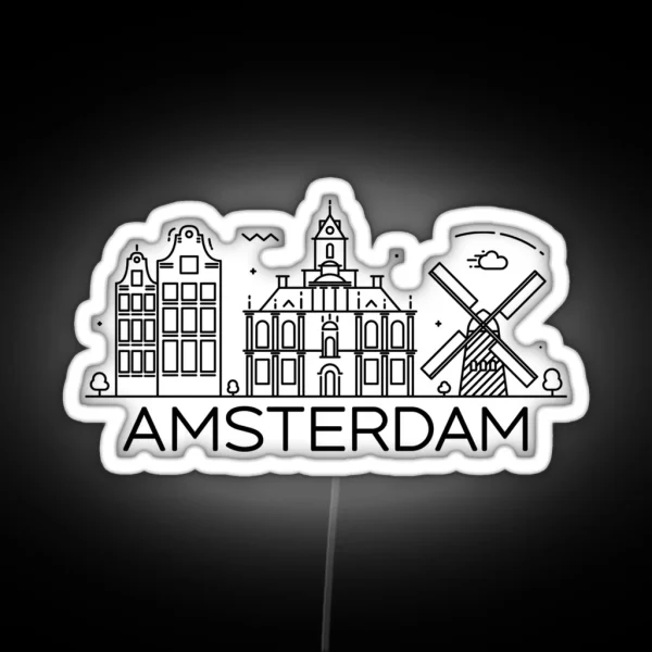 Amsterdam RGB Neon Sign