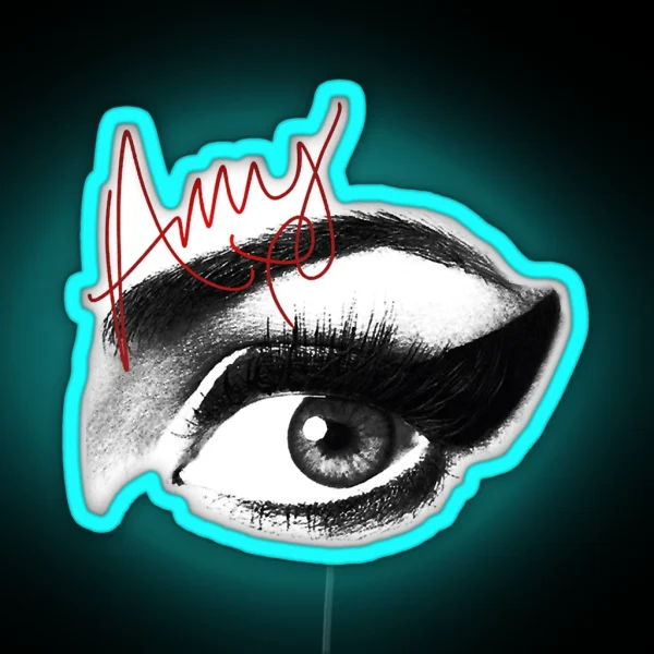 AMY WINEHOUSE RGB Neon Sign