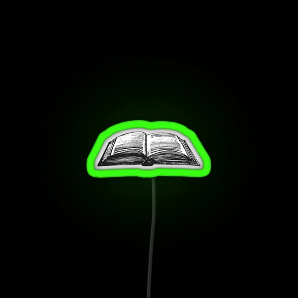 An Open Book RGB Neon Sign