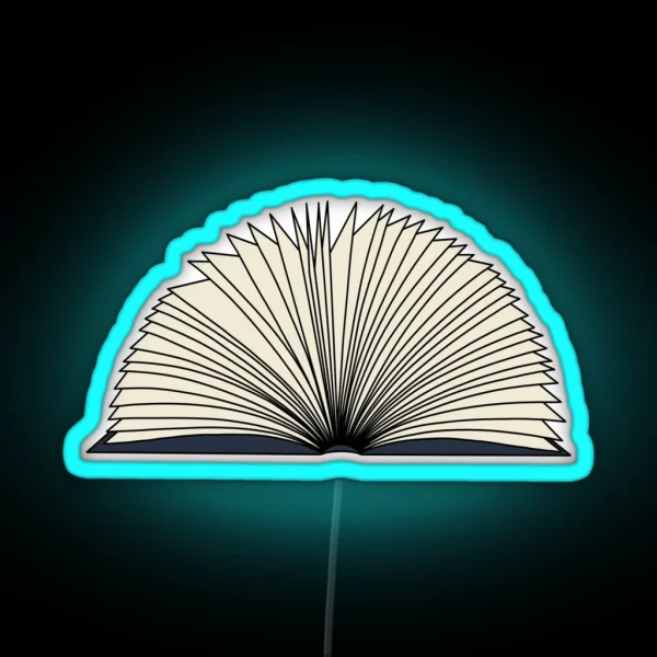 An Open Book RGB Neon Sign