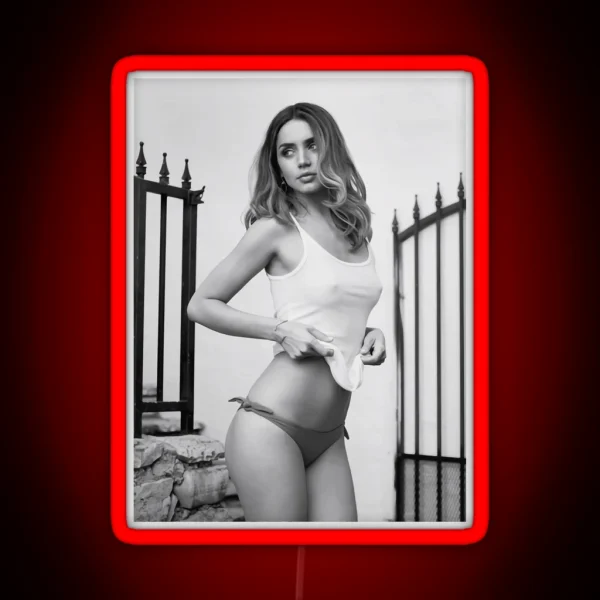 Ana De Armas Pwa RGB Neon Sign