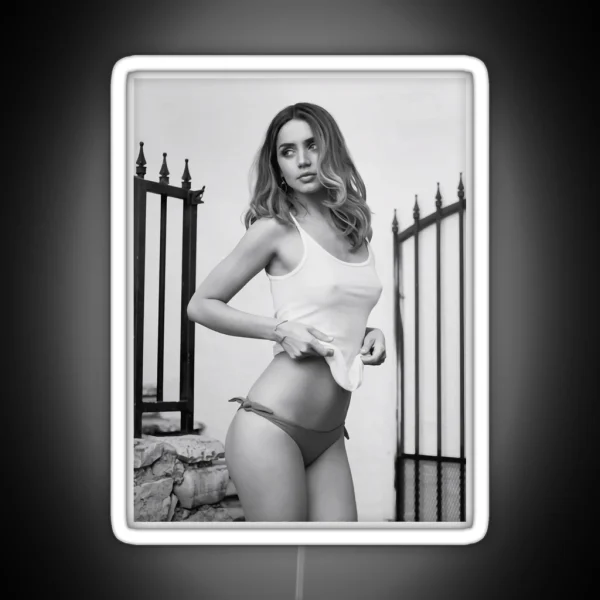 Ana De Armas Pwa RGB Neon Sign