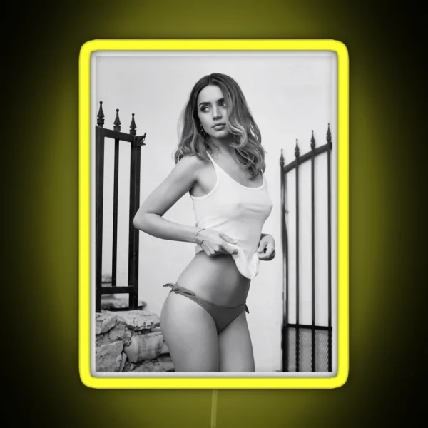 Ana De Armas Pwa RGB Neon Sign