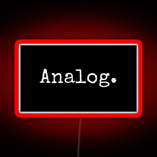 Analog RGB Neon Sign