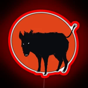 Anarchist Boar RGB Neon Sign