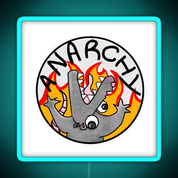 Anarchy RGB Neon Sign