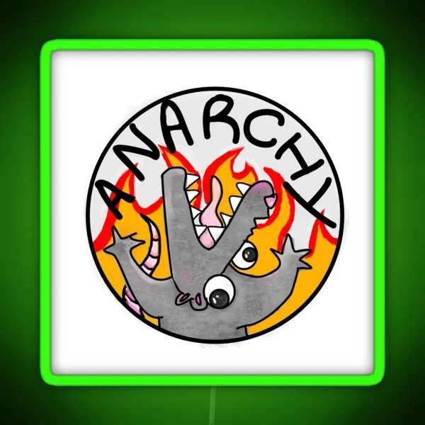 Anarchy RGB Neon Sign