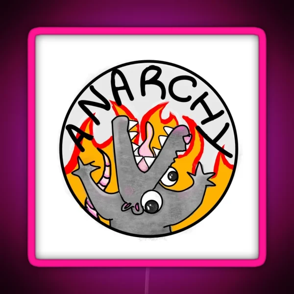 Anarchy RGB Neon Sign