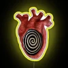 Anatomically Accurate Heart LED Sign with Bright RGB Colored Lighting