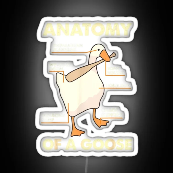 Anatomy Of A Goose RGB Neon Sign