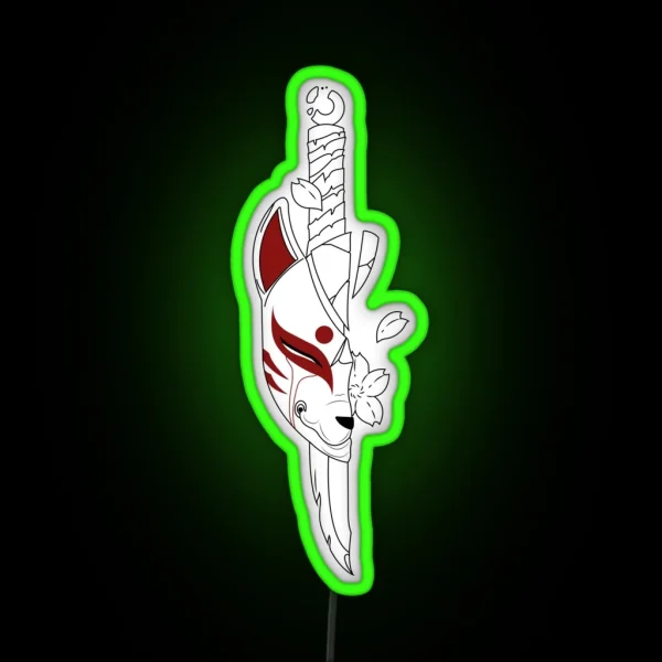 Anbu Mask RGB Neon Sign