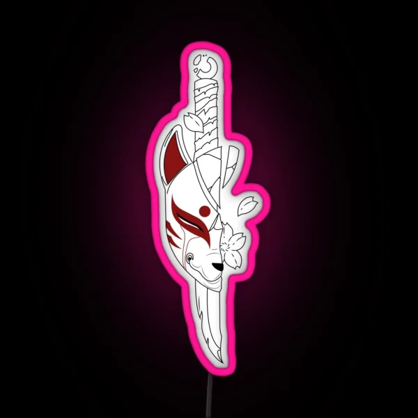 Anbu Mask RGB Neon Sign