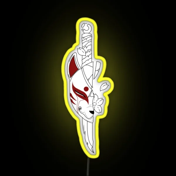 Anbu Mask RGB Neon Sign