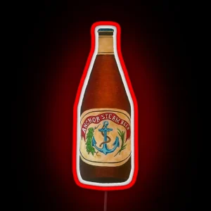 Anchor Steam Bottle Illustration RGB Neon Sign