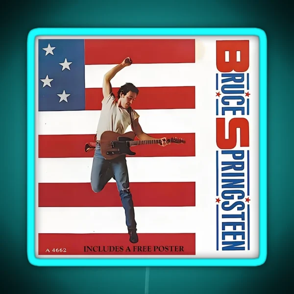 Ancient Bruce Springsteen Bruce Springsteen Bruce RGB Neon Sign