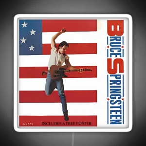 Ancient Bruce Springsteen RGB Neon Sign