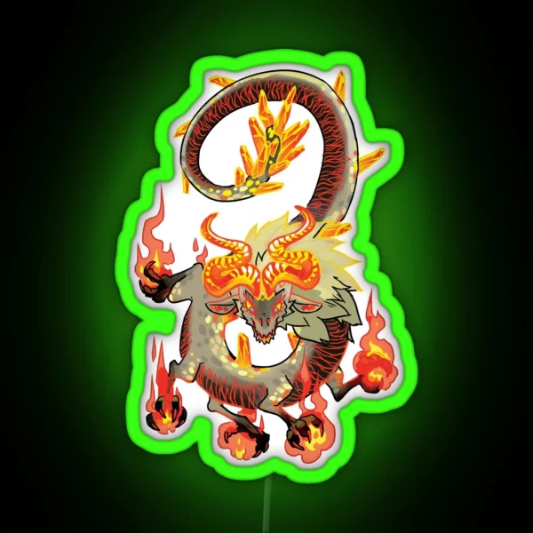 Ancient Dinraal RGB Neon Sign