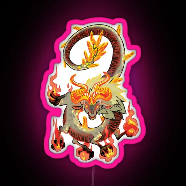 Ancient Dinraal RGB Neon Sign