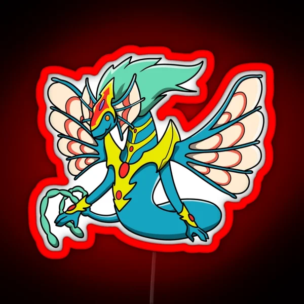 Ancient Fairy Dragon Luna RGB Neon Sign