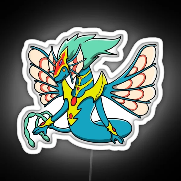 Ancient Fairy Dragon Luna RGB Neon Sign