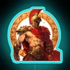 Ancient Greek Warrior Spartan RGB Neon Sign - Image 3