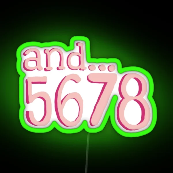 And 5678 RGB Neon Sign