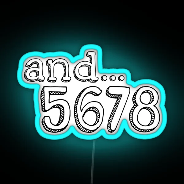 And 5678 RGB Neon Sign