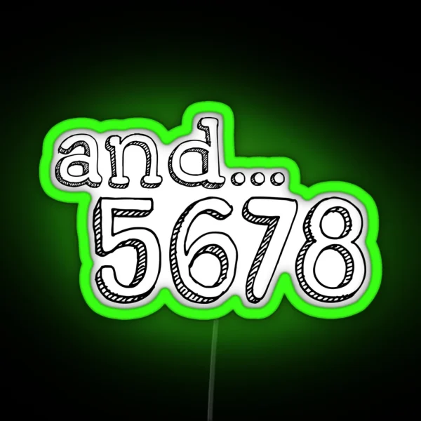 And 5678 RGB Neon Sign