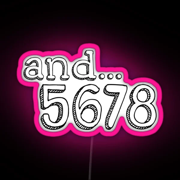 And 5678 RGB Neon Sign