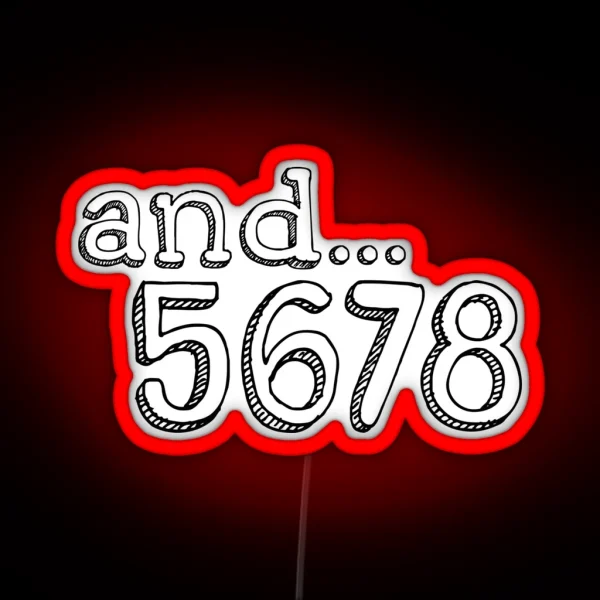 And 5678 RGB Neon Sign