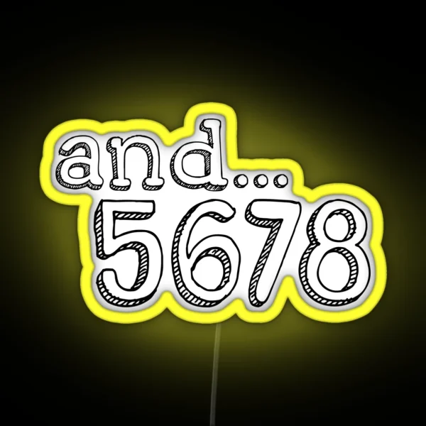 And 5678 RGB Neon Sign